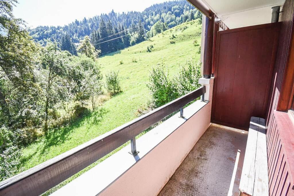 Les Cimes, Chaleureux Studio 4 Pers, 50M Du Telecabine, Vue Degagee Sur Les Pistes, Draps Non Compris Saint-Jean-dʼAulps Dış mekan fotoğraf