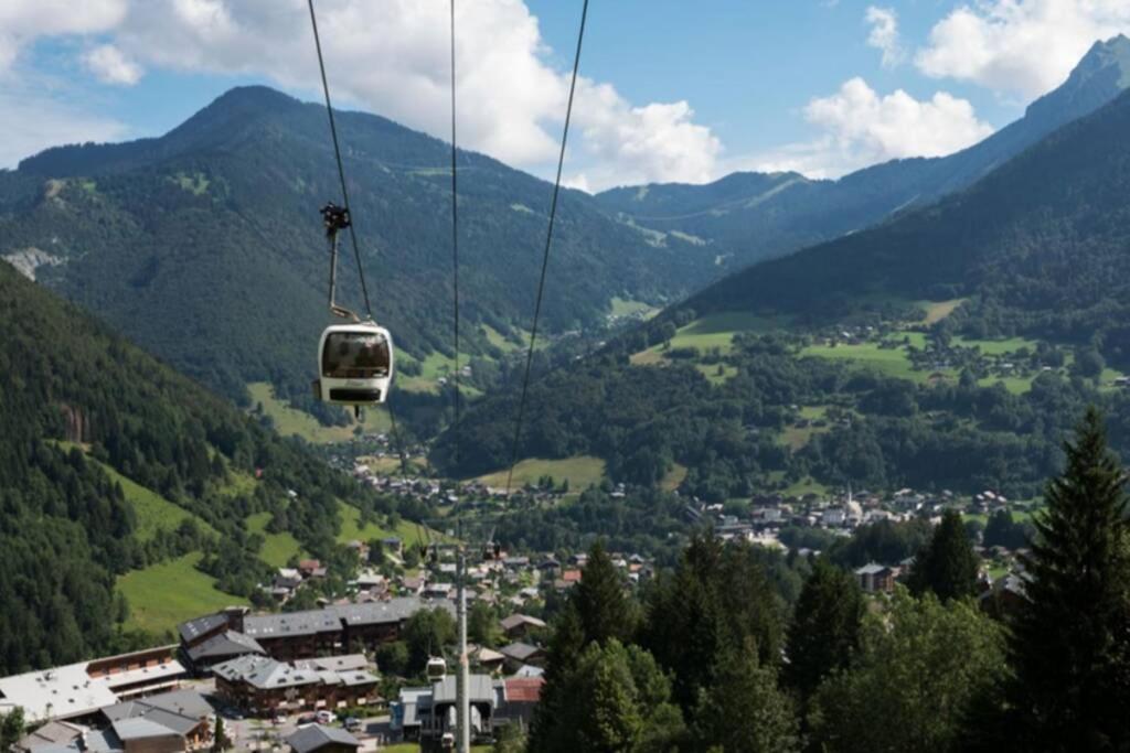 Les Cimes, Chaleureux Studio 4 Pers, 50M Du Telecabine, Vue Degagee Sur Les Pistes, Draps Non Compris Saint-Jean-dʼAulps Dış mekan fotoğraf